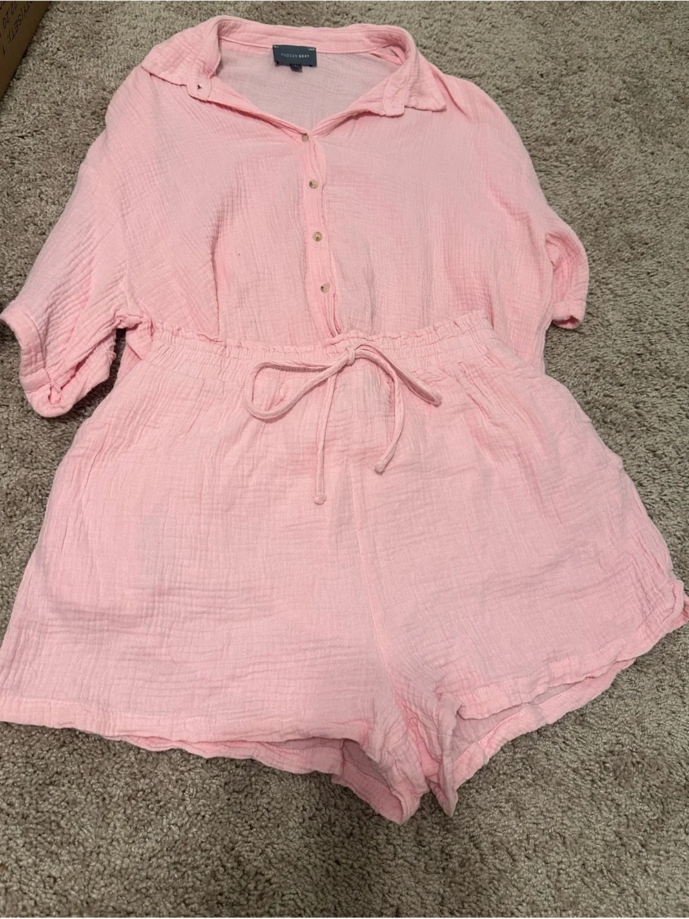 Matching 2 Piece Set - Bubble Gum Pink 100% Cotton
